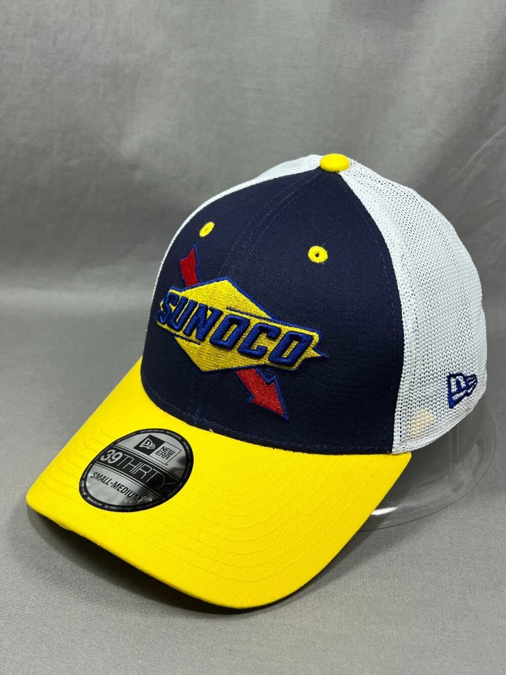 Sunoco New Era 3930 Flex S/M Hat NASCAR IndyCar Racing Fuel Motorsports Mens